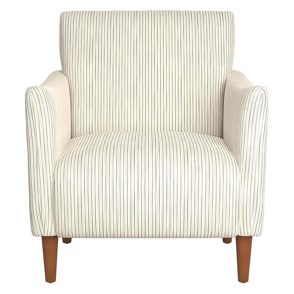Ash stripe Upholstered Accent Chair with Arms (2-Pack)
