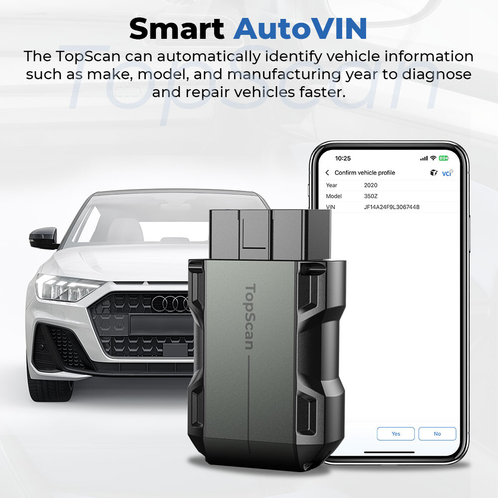 TOPDON TOPSCAN Bluetooth OB2 Scanner Code Reader Full System Car Diagnostic Tool