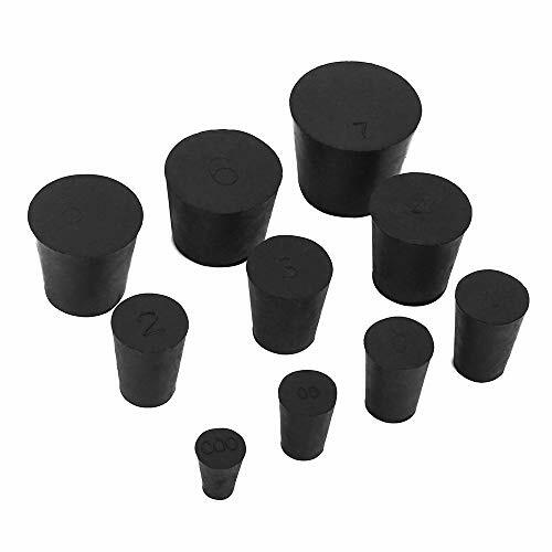 19pack 10 Assorted Sizes 000 7 Solid Rubber Stoppers