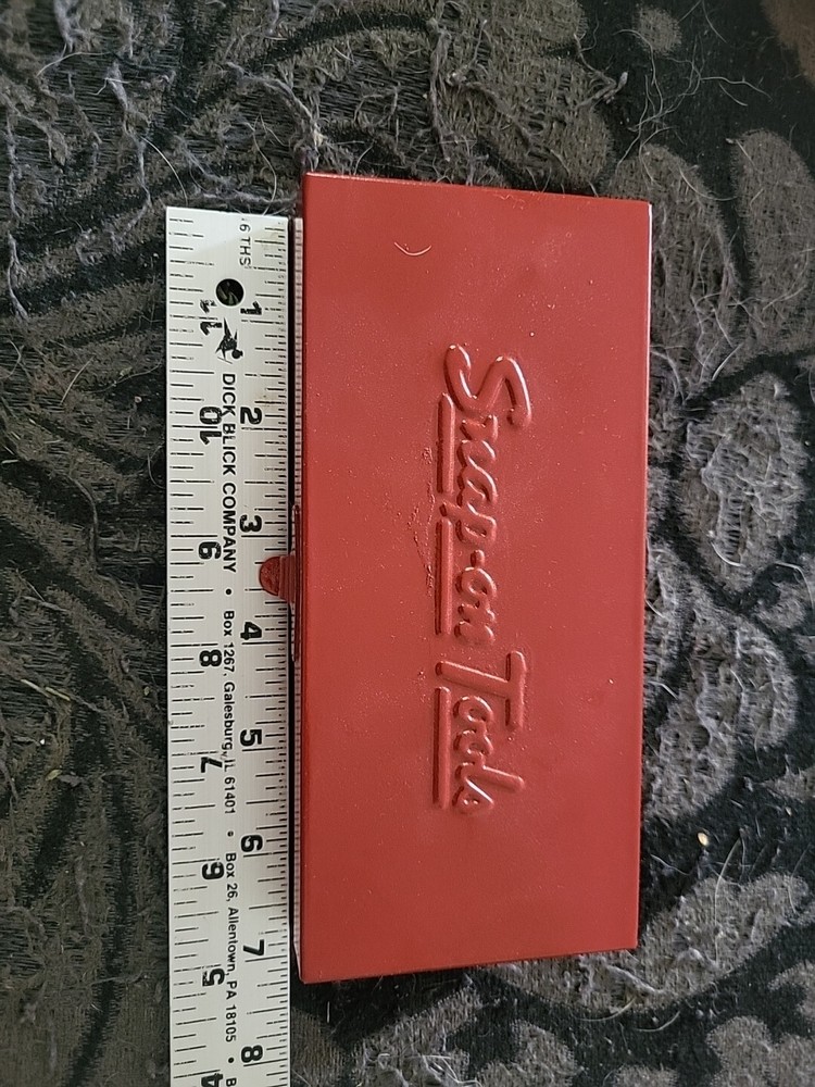 Vintage Snap-On Midget Socket EMPTY Metal Box