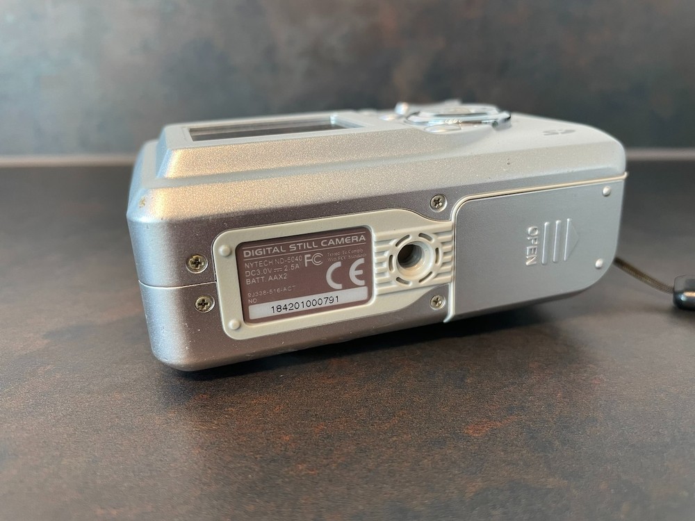 Nytech ND-5040 Digital Camera 5.0MP SILVER, Tested & Working