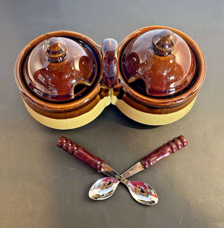 Houston Foods Stoneware Condiment Server