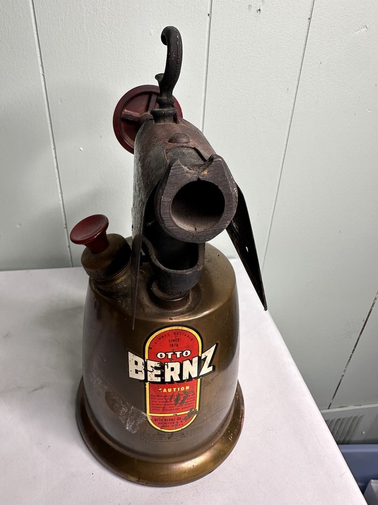 Otto Bernz Brass & Iron Blow Torch