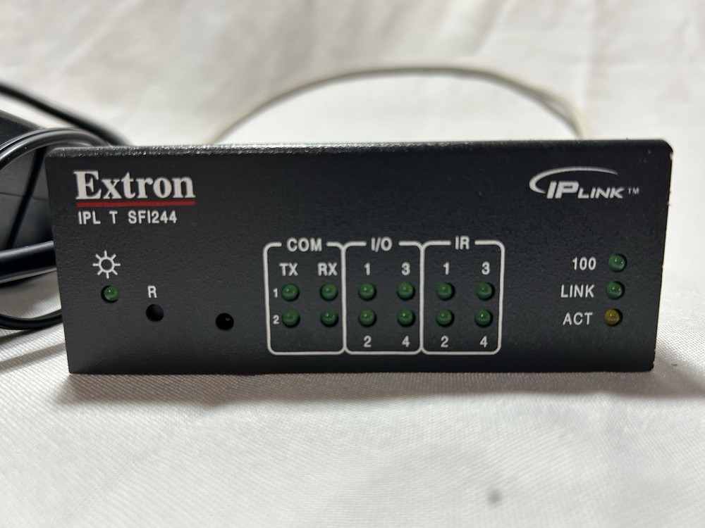 Extron IPL T SFI244 Ethernet Control Interface – Tested, Clean Unit