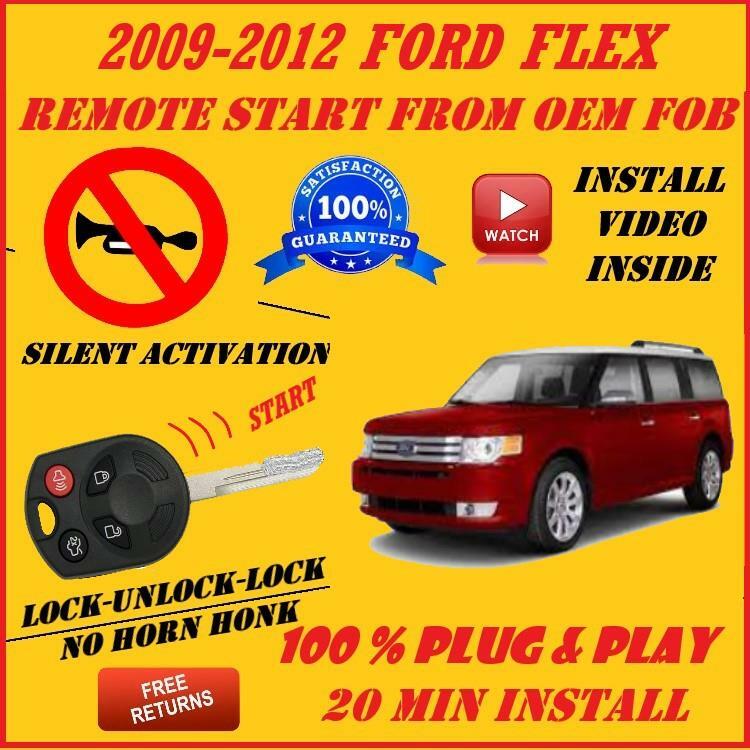 100% Plug and Play Remote Start 2009-2012 Ford Flex