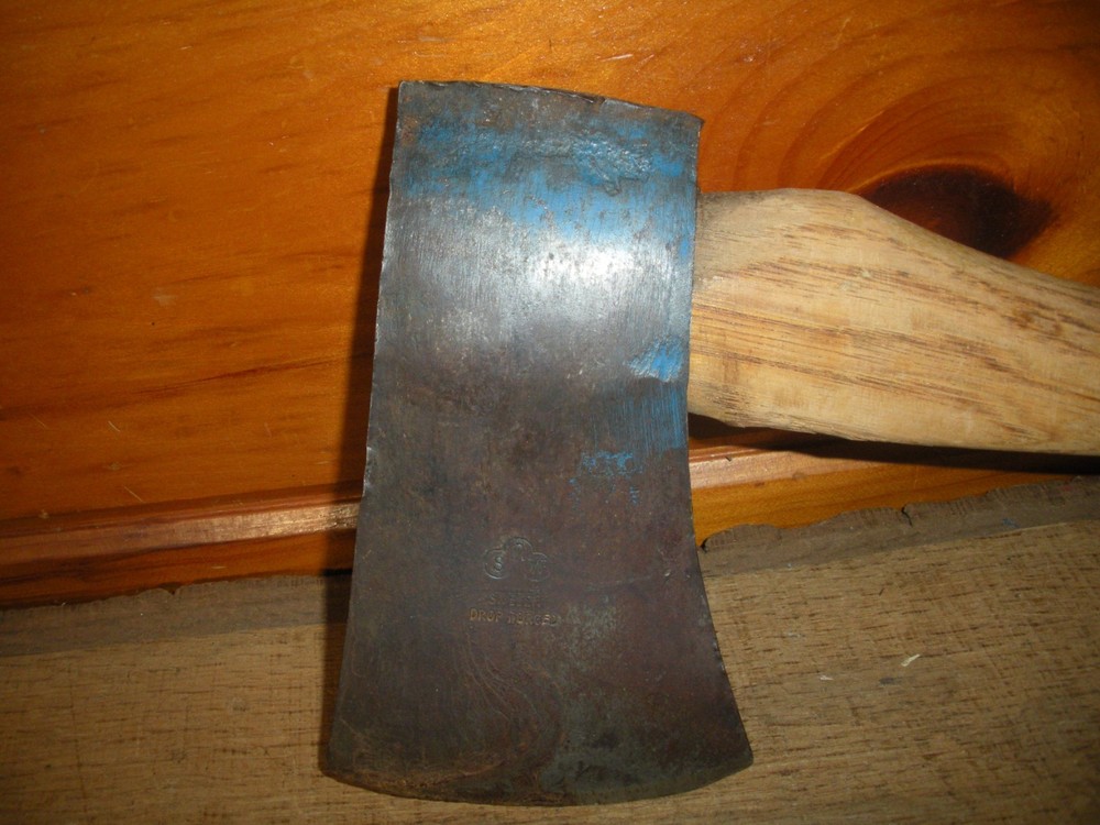 Vintage S & W Sweden SINGLE BIT Camp Axe