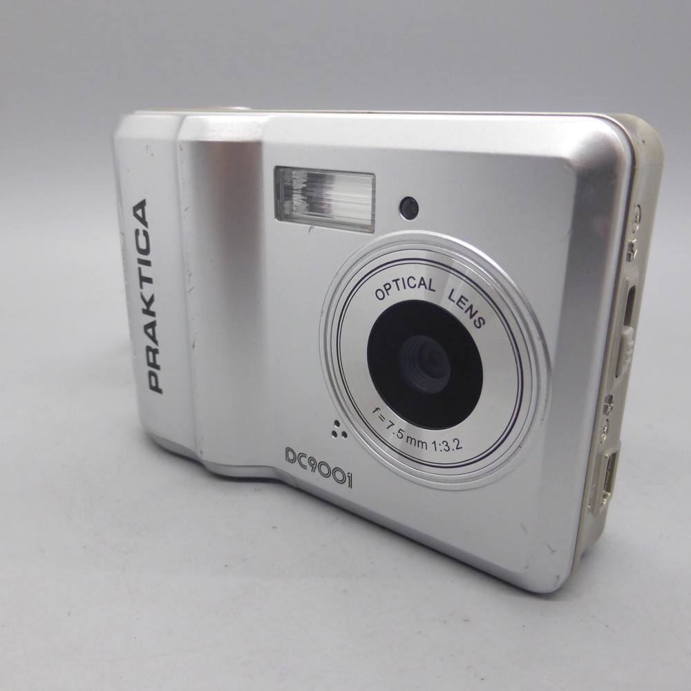 Praktica DC9001 9.0MP Compact Digital Camera Silver Tested