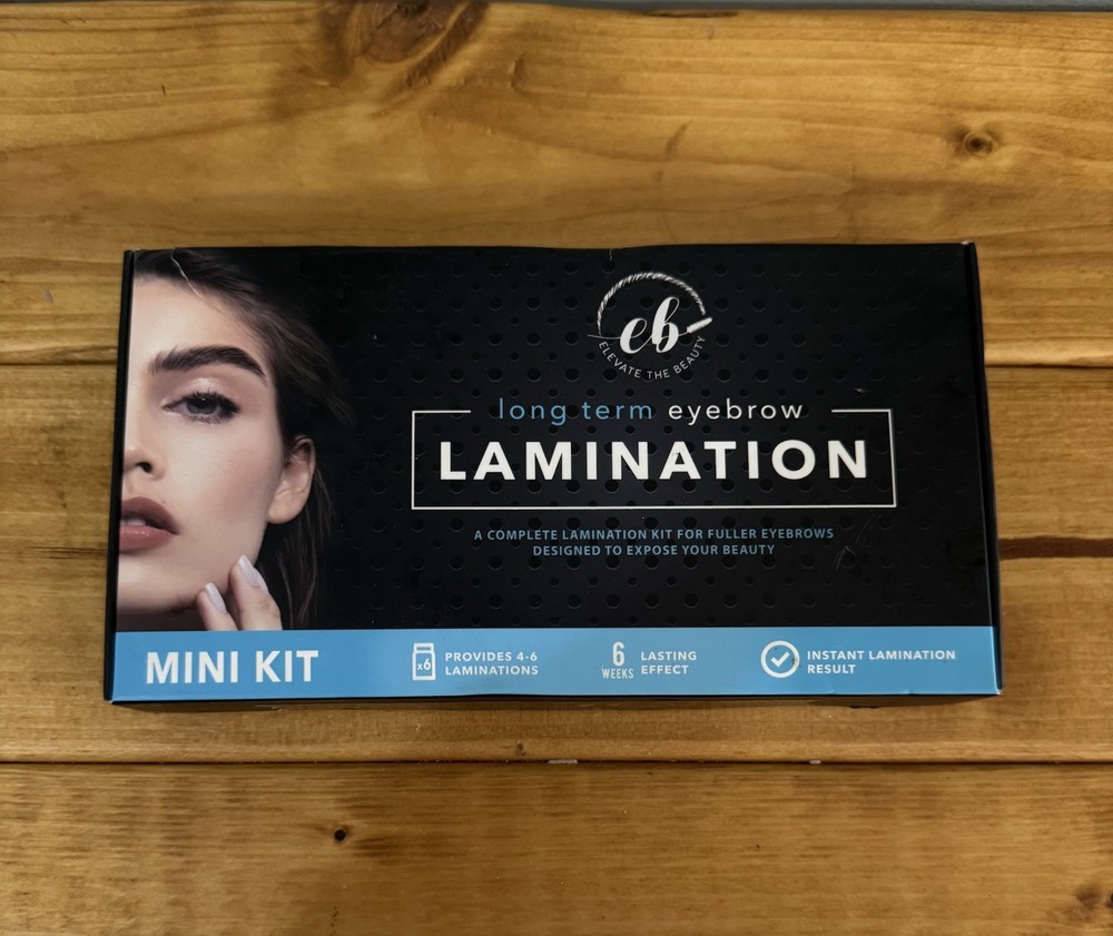 EB Elevate The Beauty Long Term Eyebrow Lamination Mini Kit DAMAGED BOX