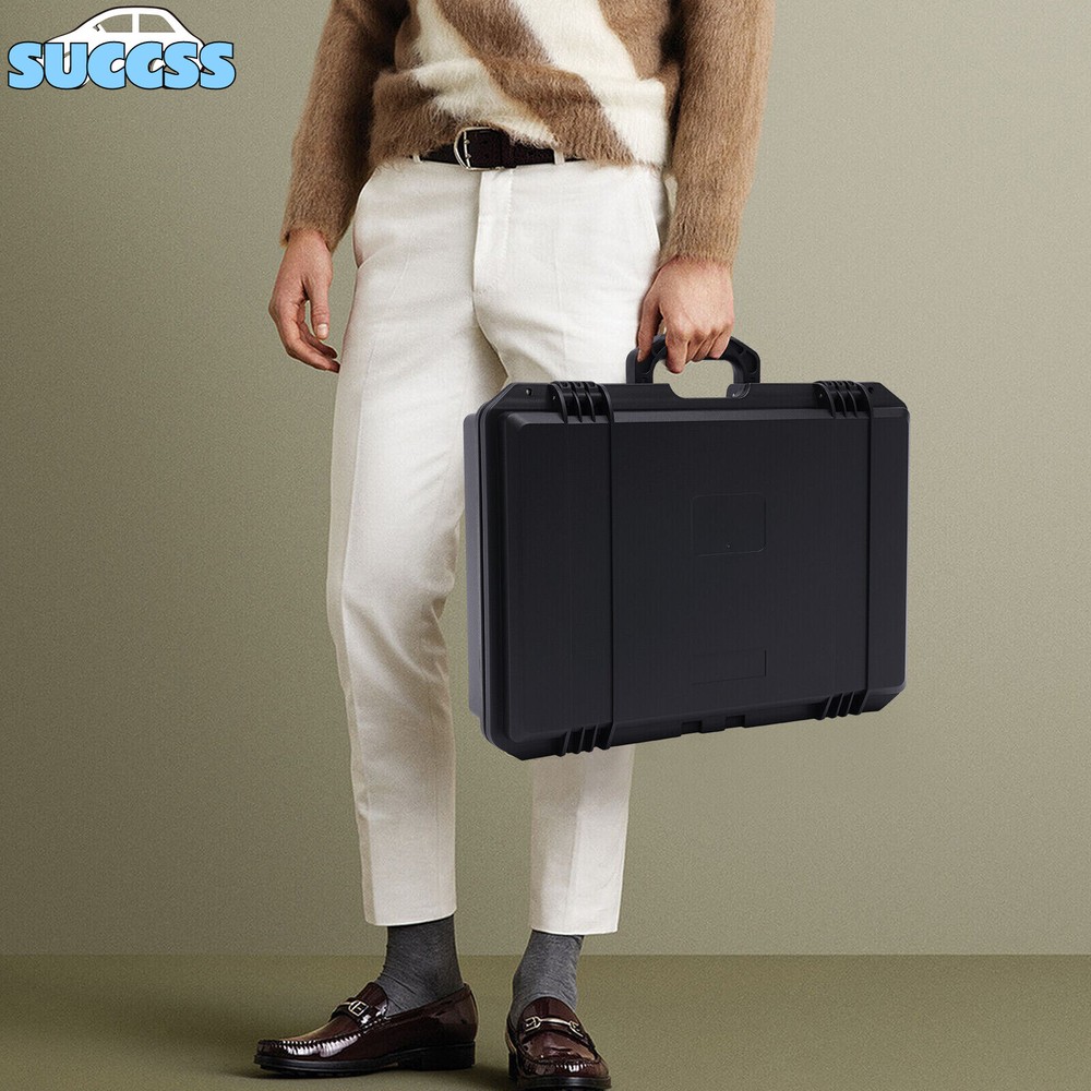 15 Slots Waterproof Plastic Suitcase Display Storage Case Watch Storage Box Case