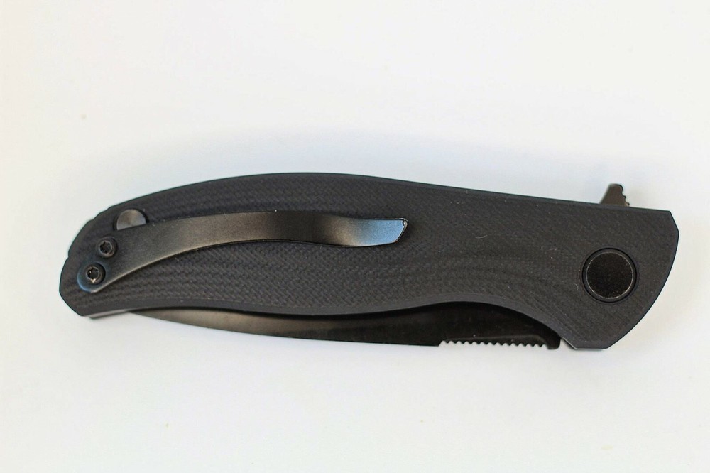 Sharp! Quick Opening Folding Knife and Full Tang Fixed Blade Combo EDC Set!