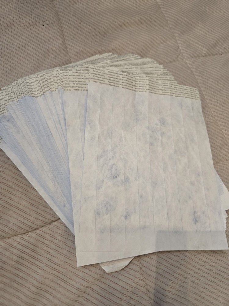 Tyvek Blue Wristbands 970 Count