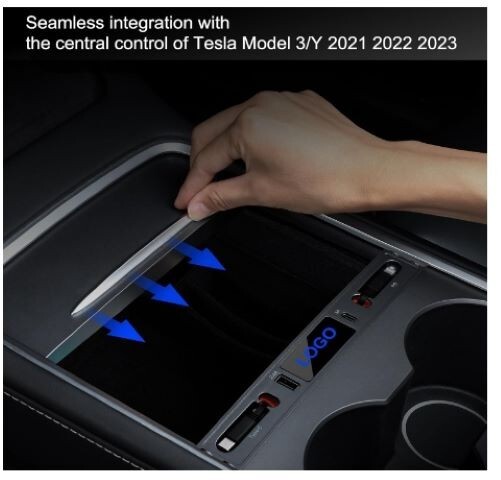 Charging Hub for Tesla Model 3/Y Compatable for 2021-2024