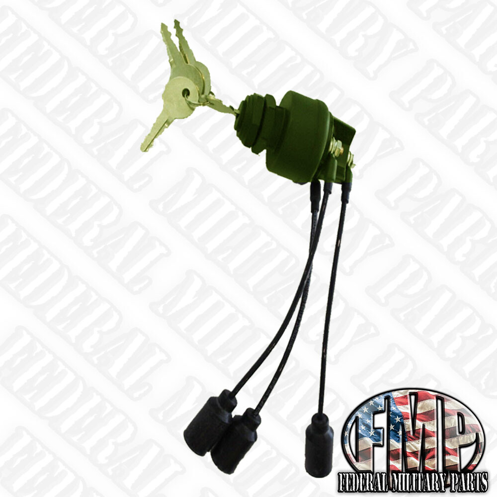 GREEN MilitaryHumvee Plug&Play Keyed IgnitionStarterSwitch M998Truck H1H-1