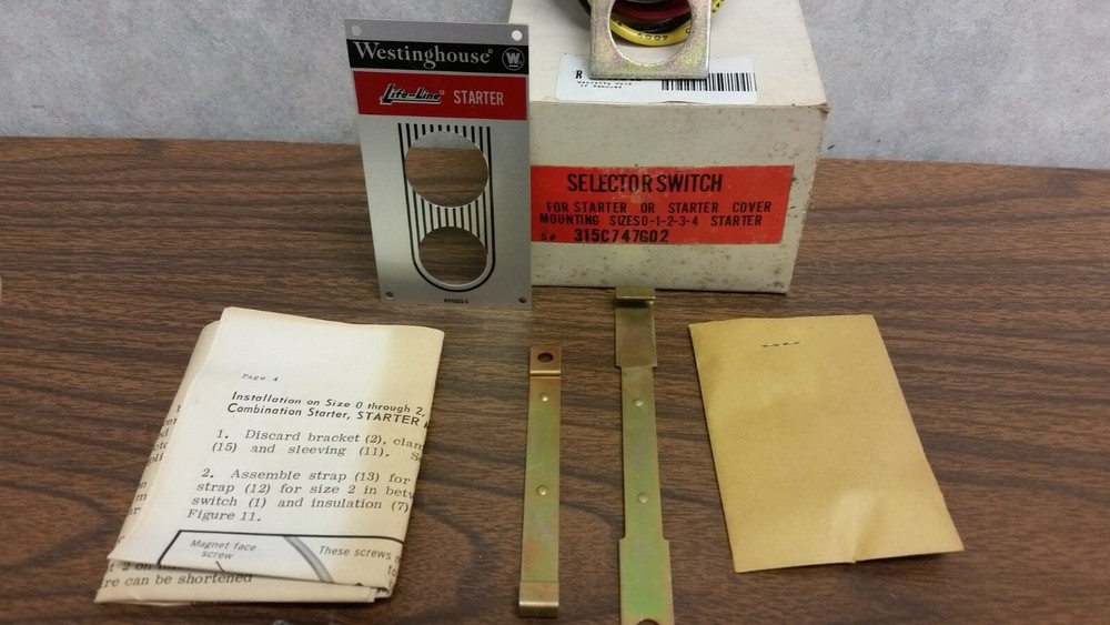 Westinghouse 315C747G02 Selector Switch