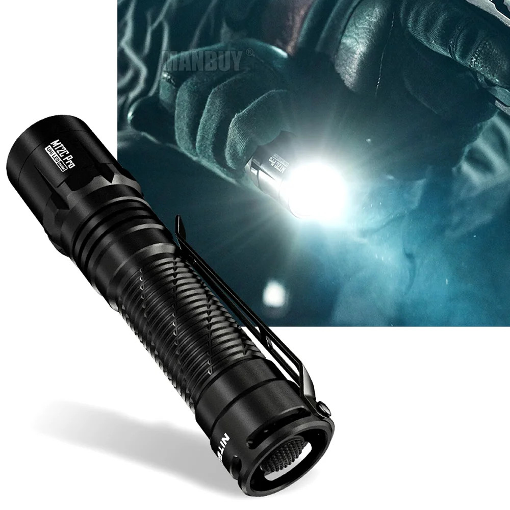 NITECORE MT2C Pro Tactical Flashlight UHi20 LED Inside Rechargeable Torch Light