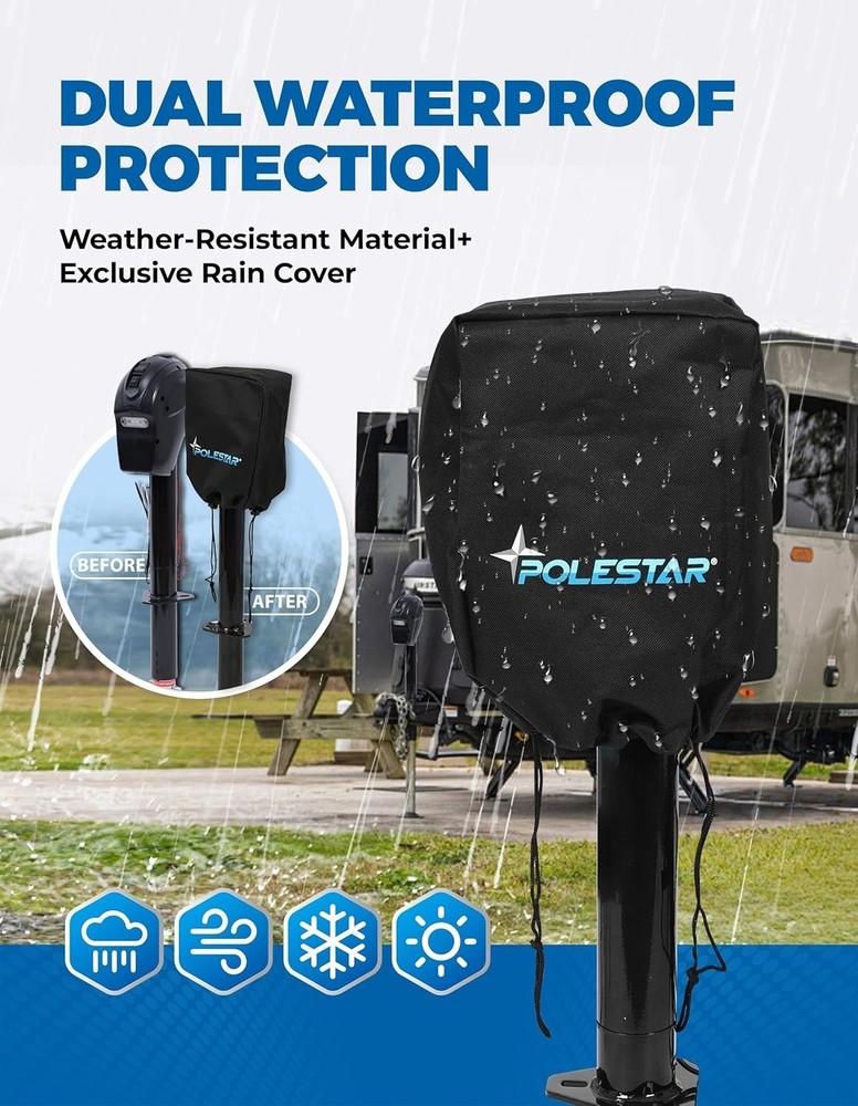 POLESTAR Electric Trailer Jack, 5000lbs Electric Power A-Frame Tongue Jack NEW