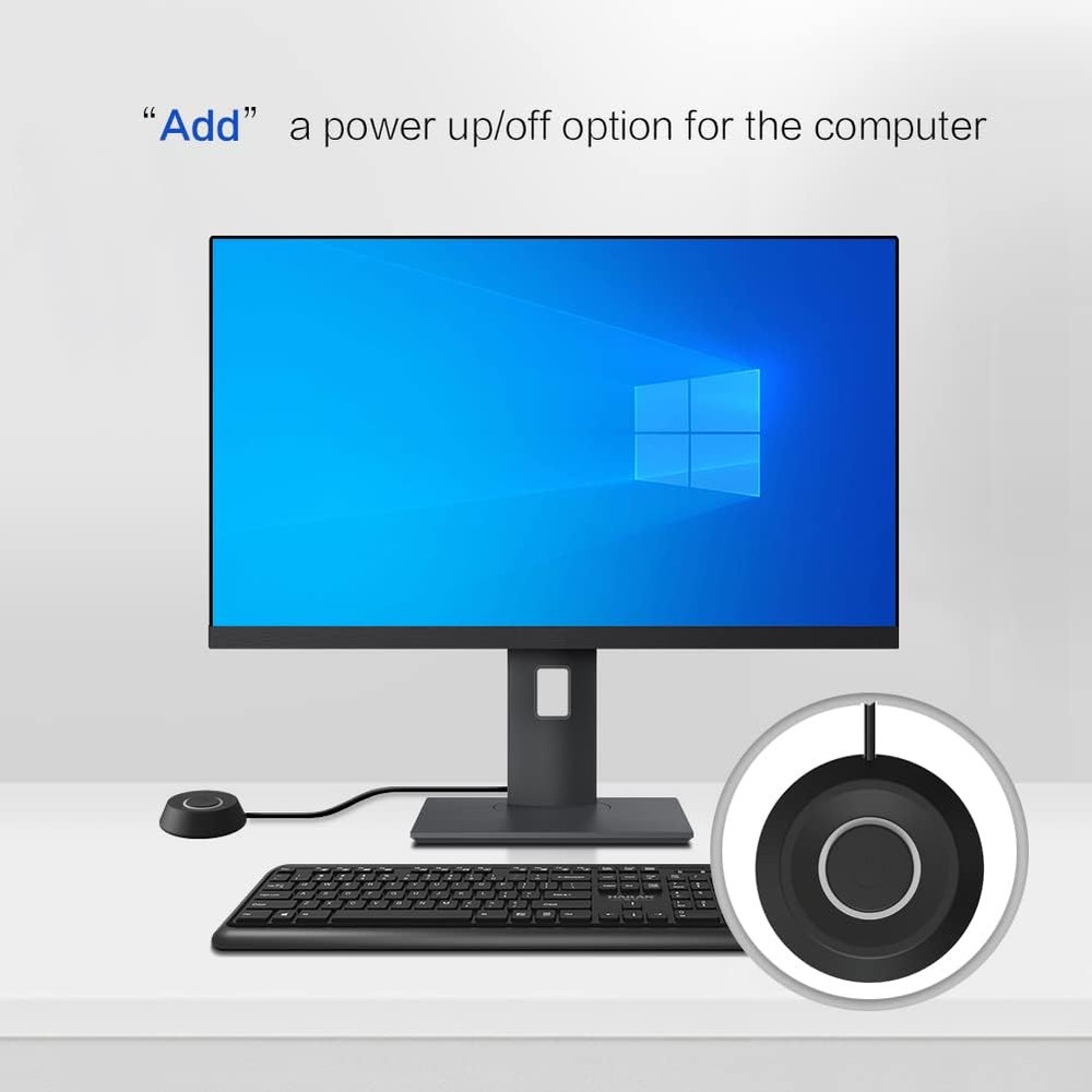 PC Power Button Desktop PC Computer Case Power Switch on off HDD Push Computer H