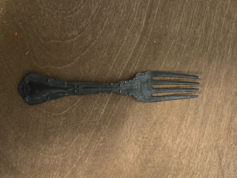 antique silver fork