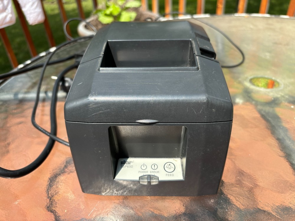 Star Micronics TSP650 Thermal Receipt Printer (Not Bluetooth) Black