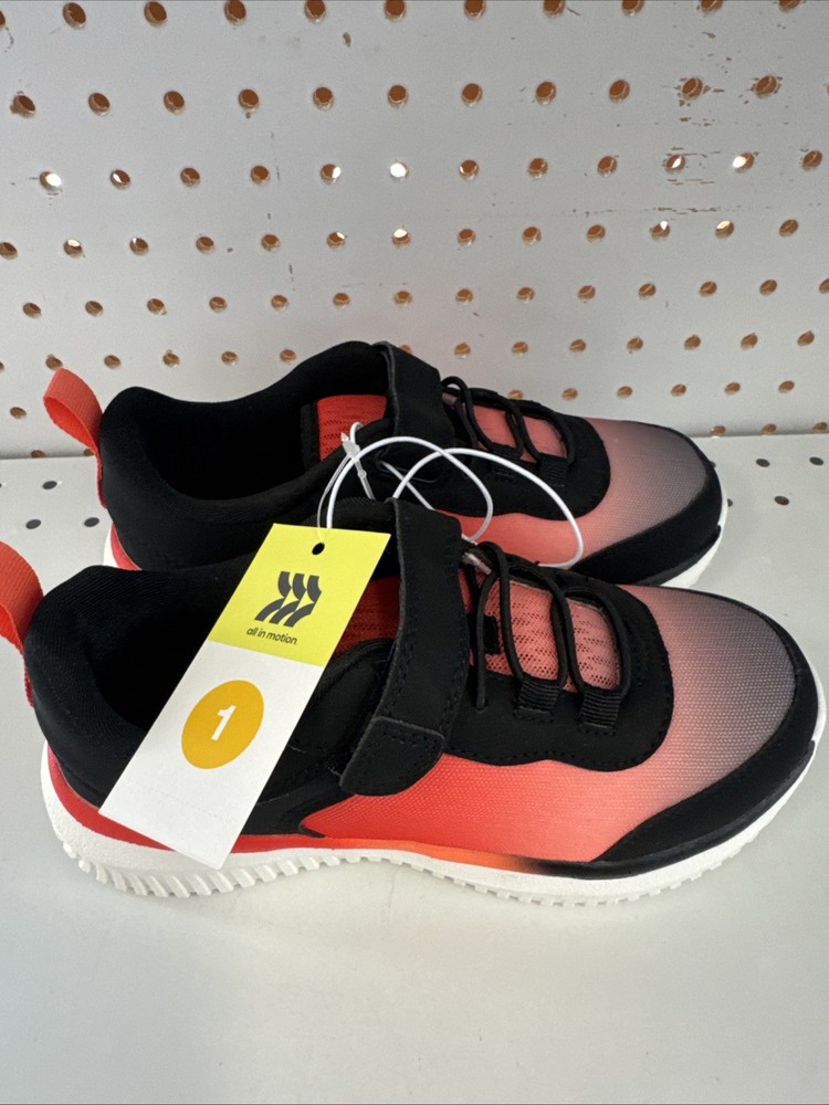 All in Motion/ Dara_Sneaker. \Hook & Loop/ Red Size 1