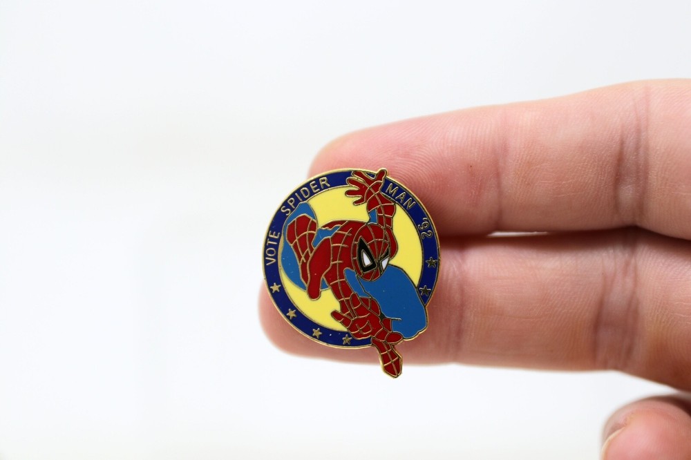 Planet Studios Vote Spider-Man '92 Enamel Pin 1992
