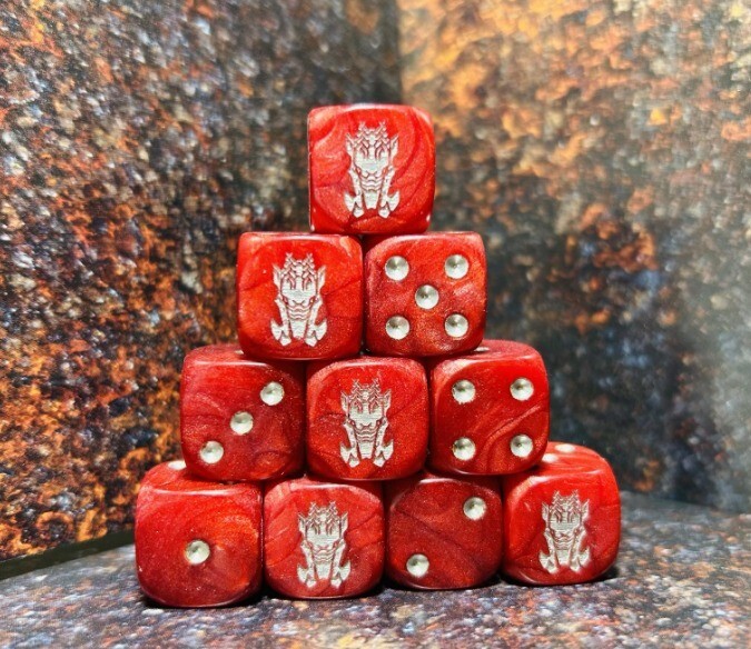 Iron Hills, Custom Inspired Dice