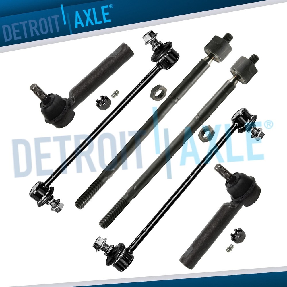 Front Inner Outer Tie Rod Ends Sway Bars for 2009 - 2019 Toyota Corolla Matrix