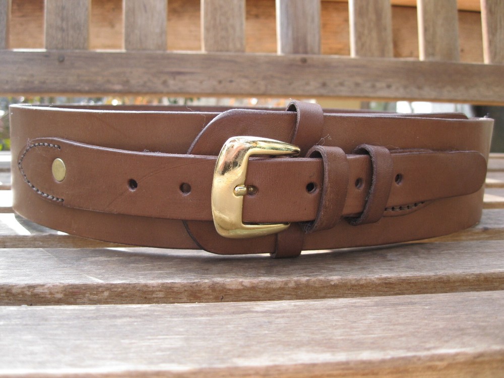 Gun Belt and Tooled Holster