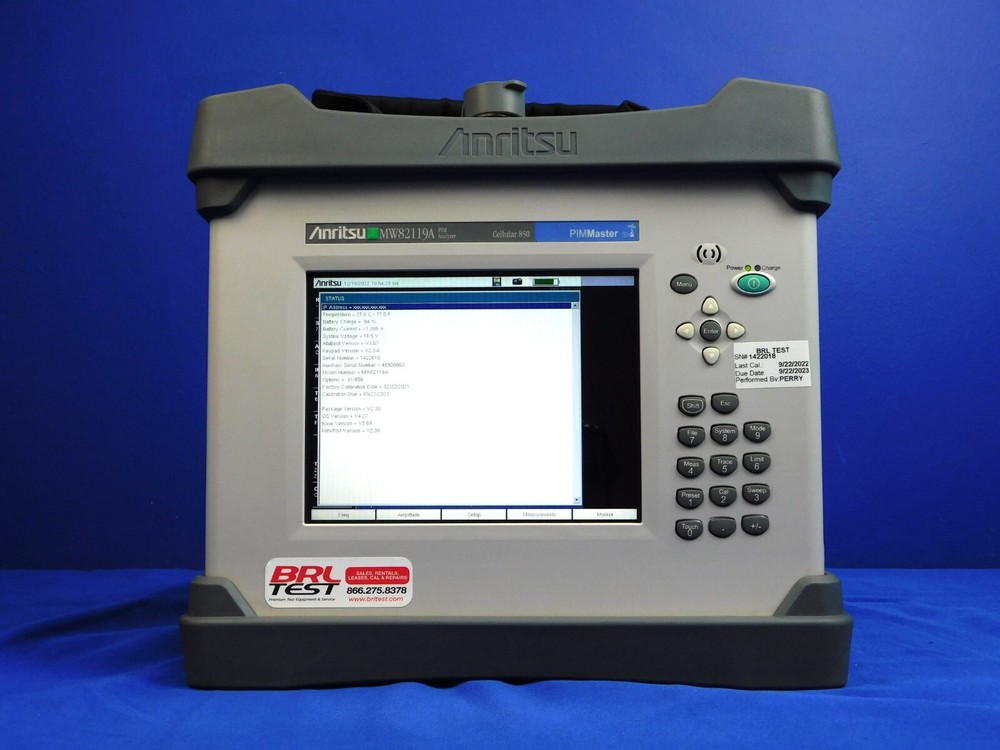 Anritsu MW82119A PIM Master Passive Intermodulation Analyzer - Options 031/850