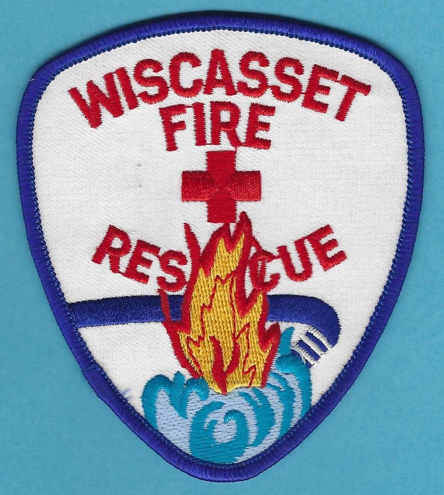 WISCASSET MAINE FIRE RESCUE PATCH