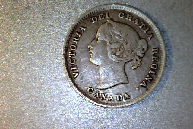 1896 Canada 5 CENT , LARGE 96 -  LOT #HC03