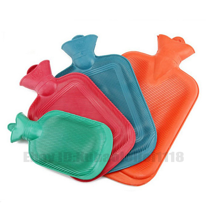 Outdoor Camping Home Thick Rubber Hot Cold Water Bag Hot Water Bottle All Size