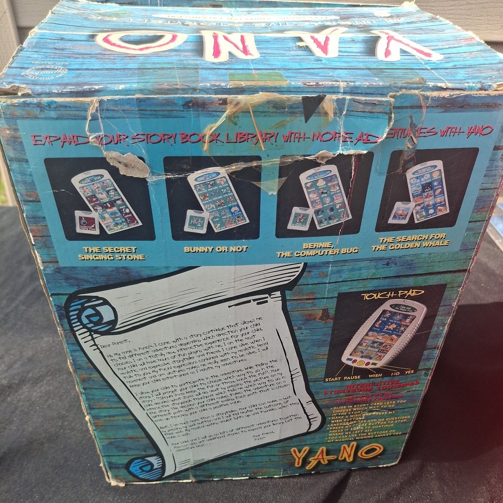 Vintage 2001 YANO Interactive Storyteller Talking toy! untested!