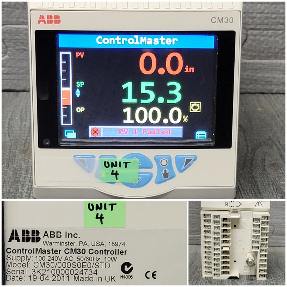 ABB CM30/000S0E0/STD ControlMaster CM30 Controller Great Working Condition