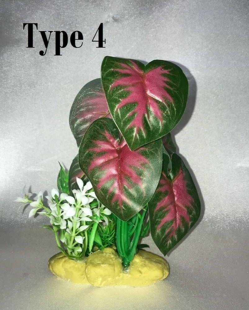 (1 Pack ) - 6" Aquarium Artificial Plant Type 4
