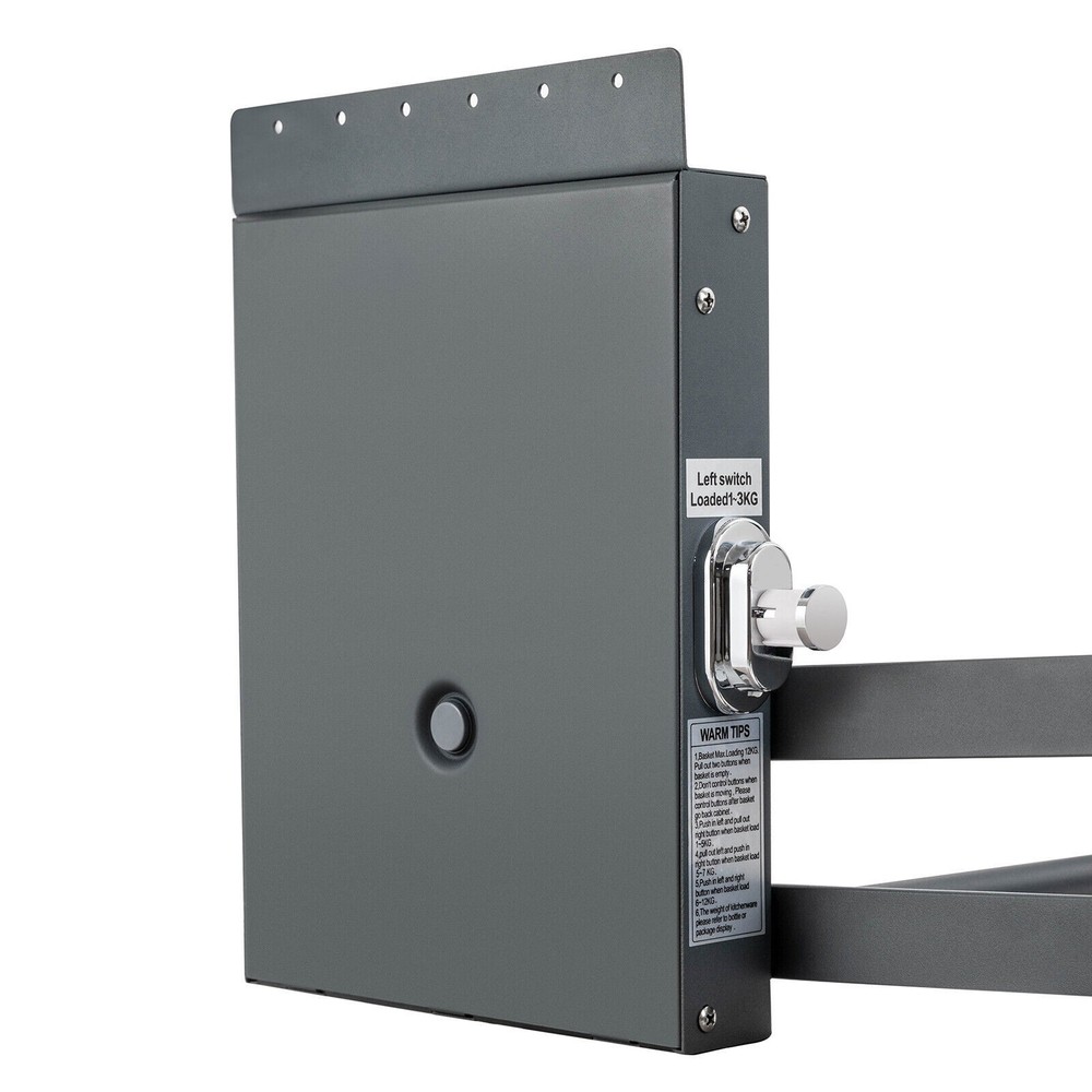 Pull-Out Cabinet Shelf Drop Down Shelf Pull-Down Lift for Kitchen Cabinet 2-tier