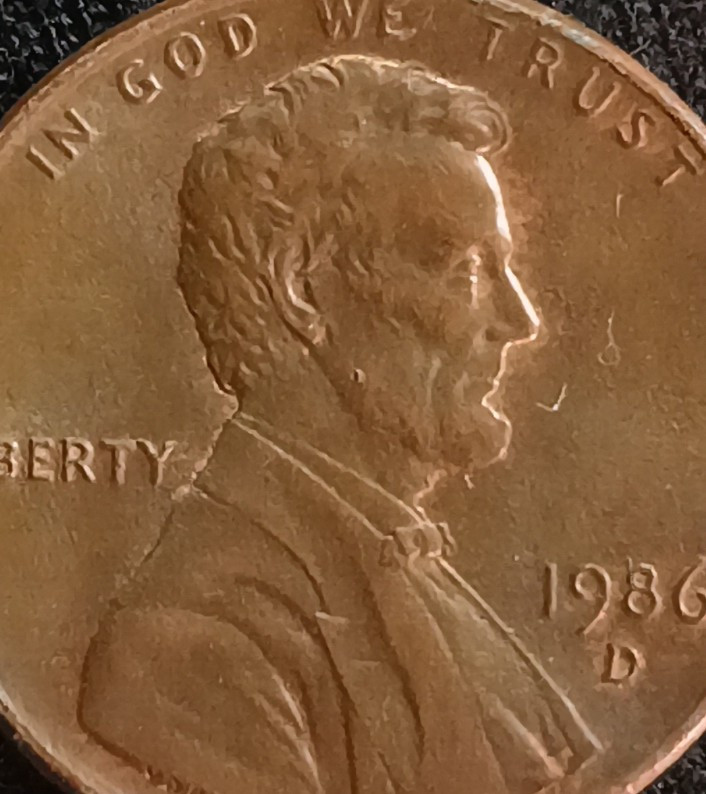 1986 D RARE, ERRORS, COLLECTIBLE, WIDE A.M, DDO