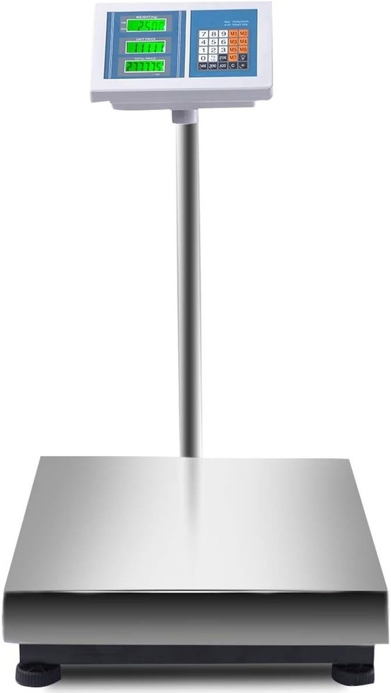 Giantex 660lbs Weight Computing Digital Scale Floor Platform Scale Postal Scale