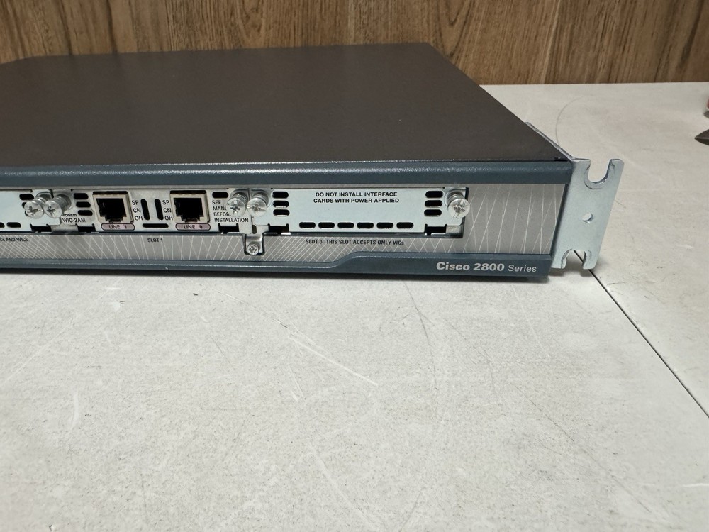 Cisco 2801 Integrated Services Router Rackmount Untested