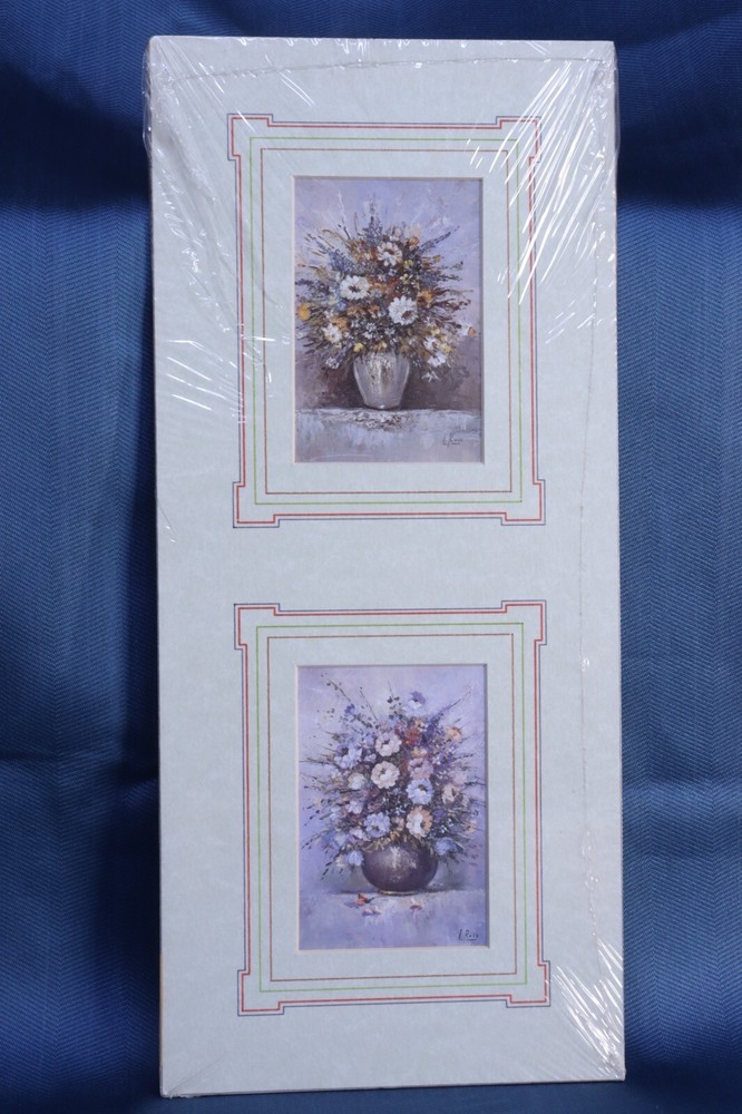 Double Foil Vases. J. Roca. Sealed. Double double sheet vase. Sealed