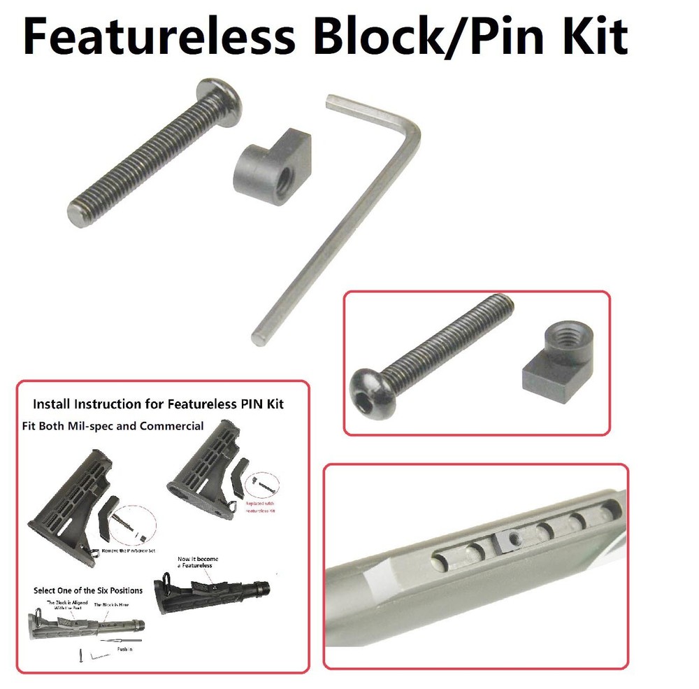 Stock Tool Kit Locking Pin - Locking Screw Fixed Stock