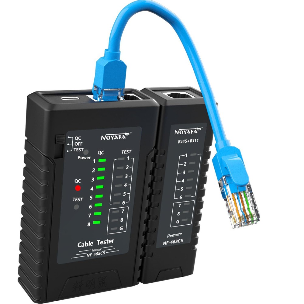 NF-468CS Network Cable Tester Telephone & Continuity Tester Ethernet Cable Ma...