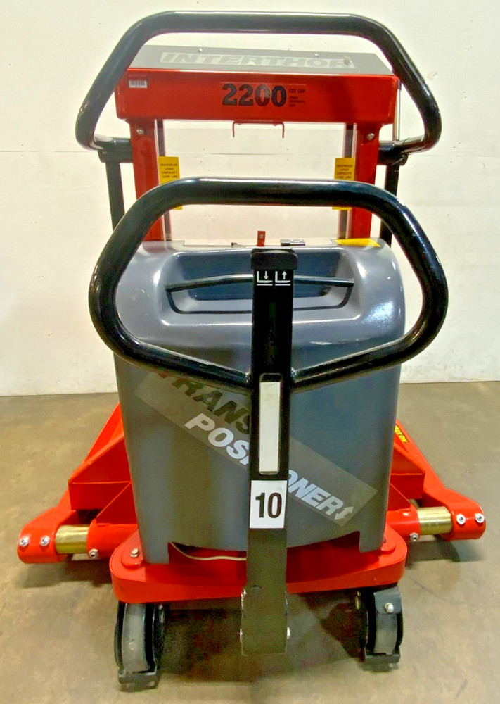 Interthor ELFS 1001/890 Electric Pallet Jack Stacker Straddle Ergonomic Handle