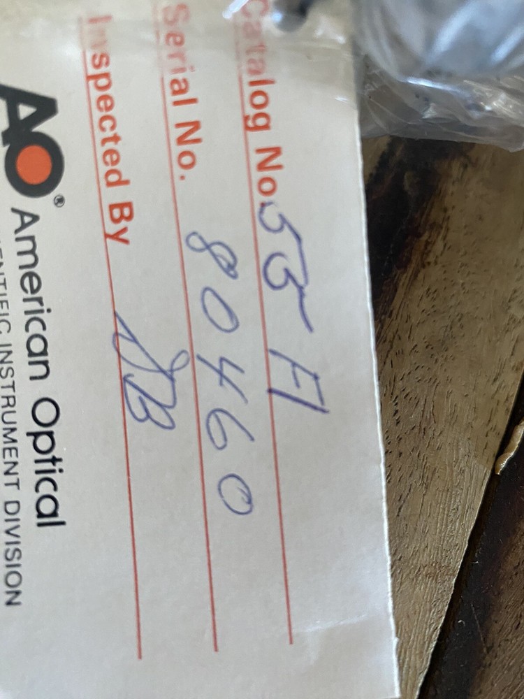 AO Cycloptic Steroscoptic Microscope 55 F1