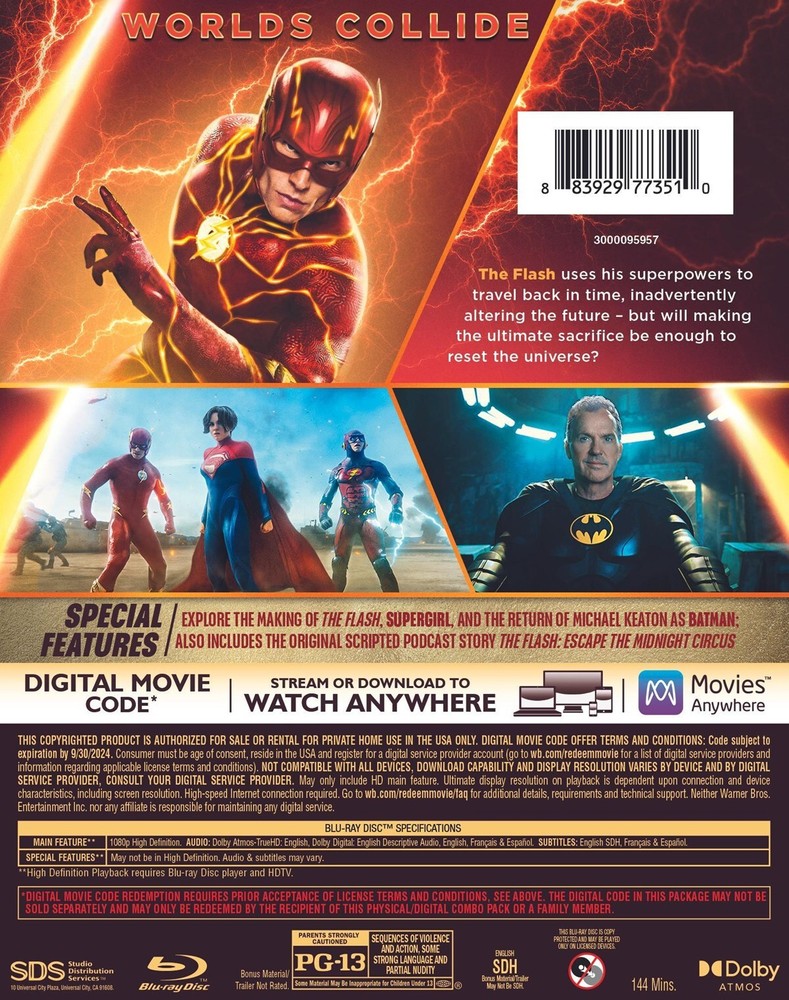 The Flash Blu-ray NEW