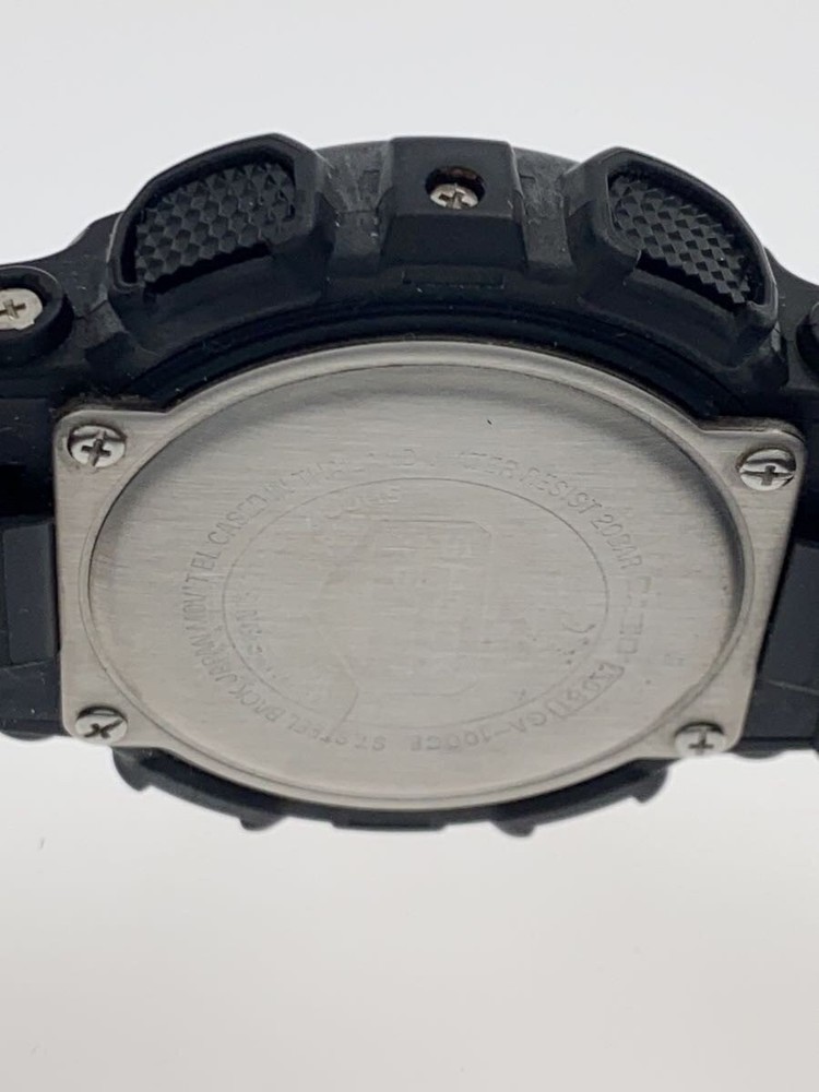 CASIO Quartz Watch G SHOCK Digital Analog Rubber BLK BLK SS