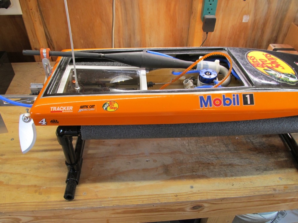nitro high speed rc mono racing boat