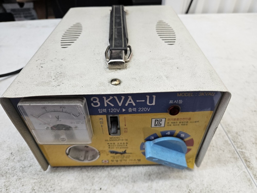 3KVA-U Step up in home transformer Untested