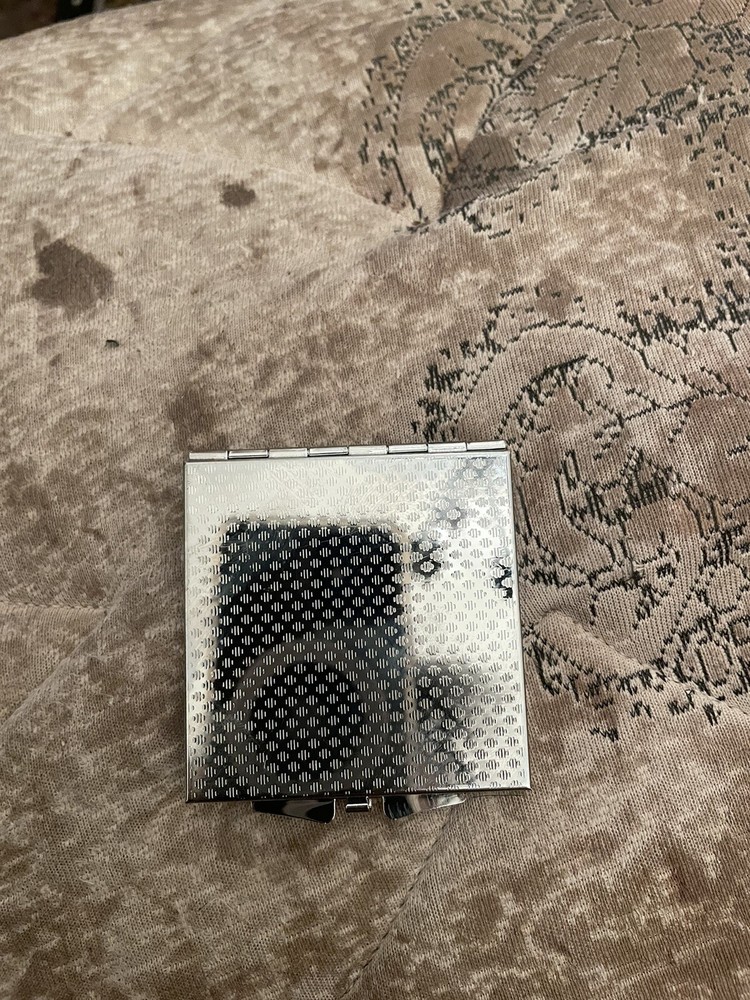 Retro Marilyn Monroe Warhol Square Silver Mirror Compact