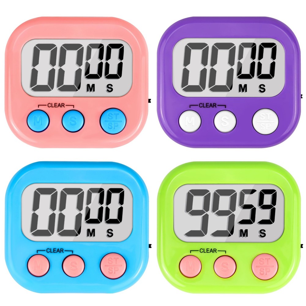 Digital Timer for Teacher Supplies Classroom Timer for Study Learning Managem...